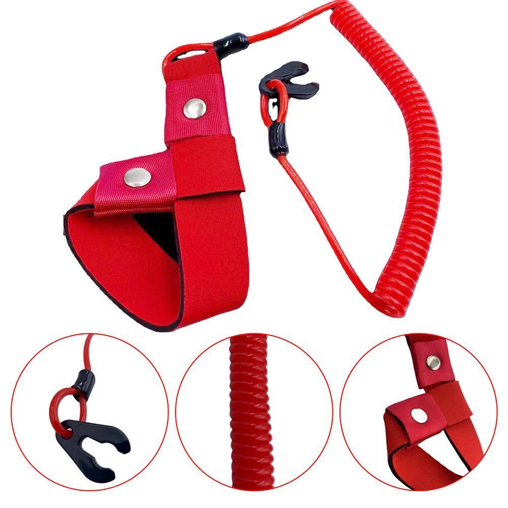Marine Outboard Engine Boat Motor Kill Stop Switch for YAMAHA Jet Ski 2-425hp Key Rope Lanyard Tether FX140 Safety Motor