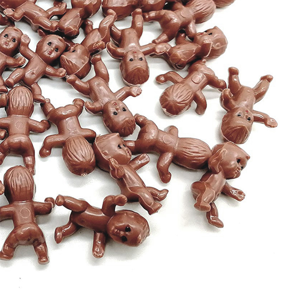 home decoration accessories 100 Pieces Mini Plastic Baby Favor Supplies for Baby Shower and Ice Cube Game