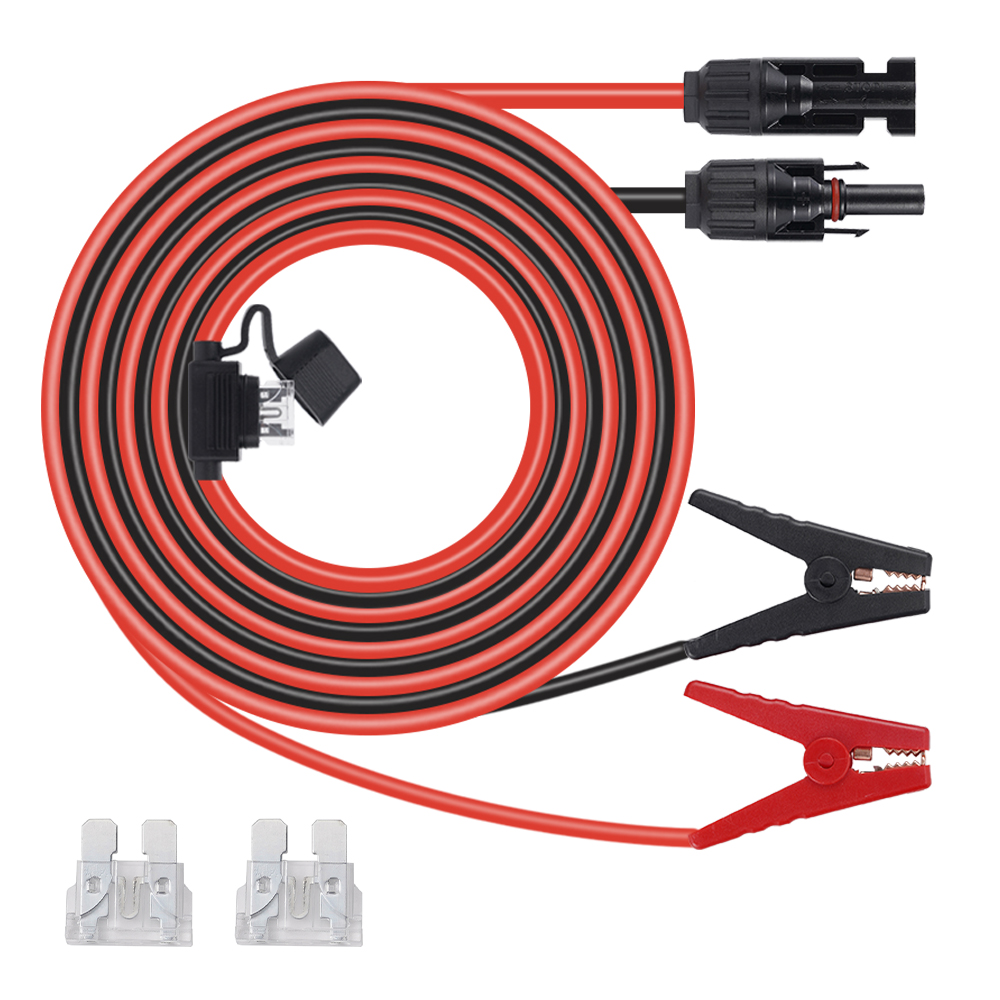 12AWG 150 cm Elektrische Zaun Kabel Stecker Mit Krokodil Clip Führt Kabel Wasserdichte Solar- Zaun Kabel Messung Teile