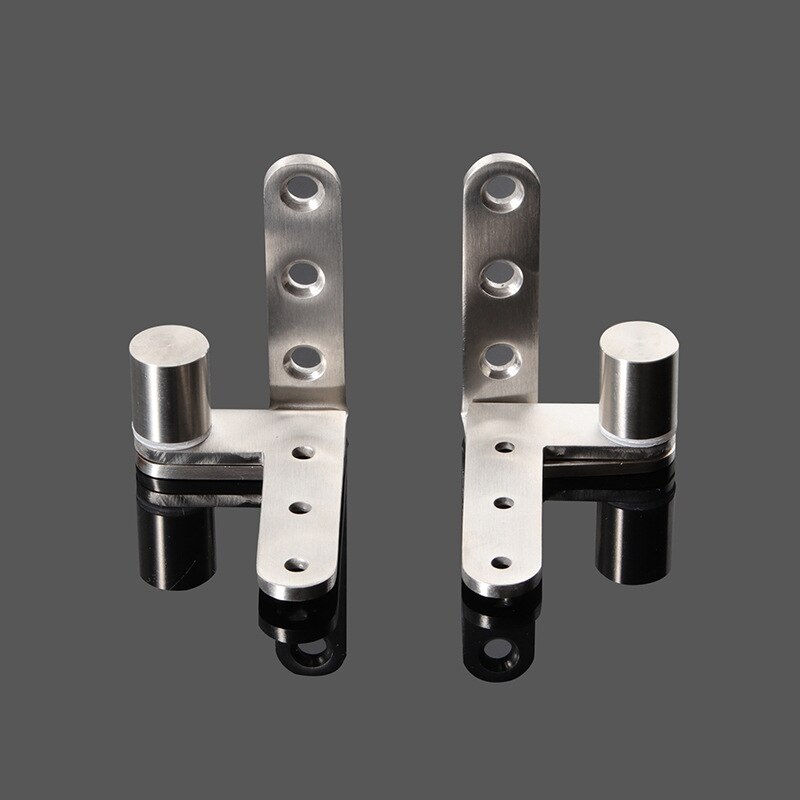 Stainless Steel Rotation Door Hinges Page Hidden Heavy Duty Pivot Hinge Doors Catches Latch Adjustable Up Down Hinge Furniture