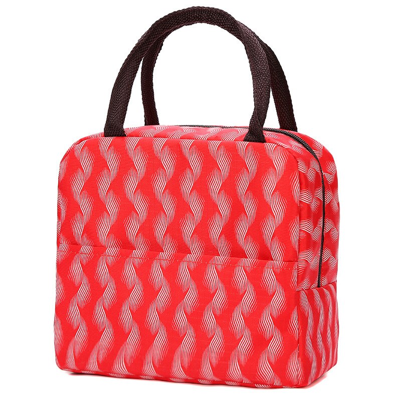 Geïsoleerde Lunch Zakken Thermische Vrouwen Picknick Tote Voedsel Doos Zakken Thermo Pouch Verse Houden Voedsel Container Lunchbox Tassen