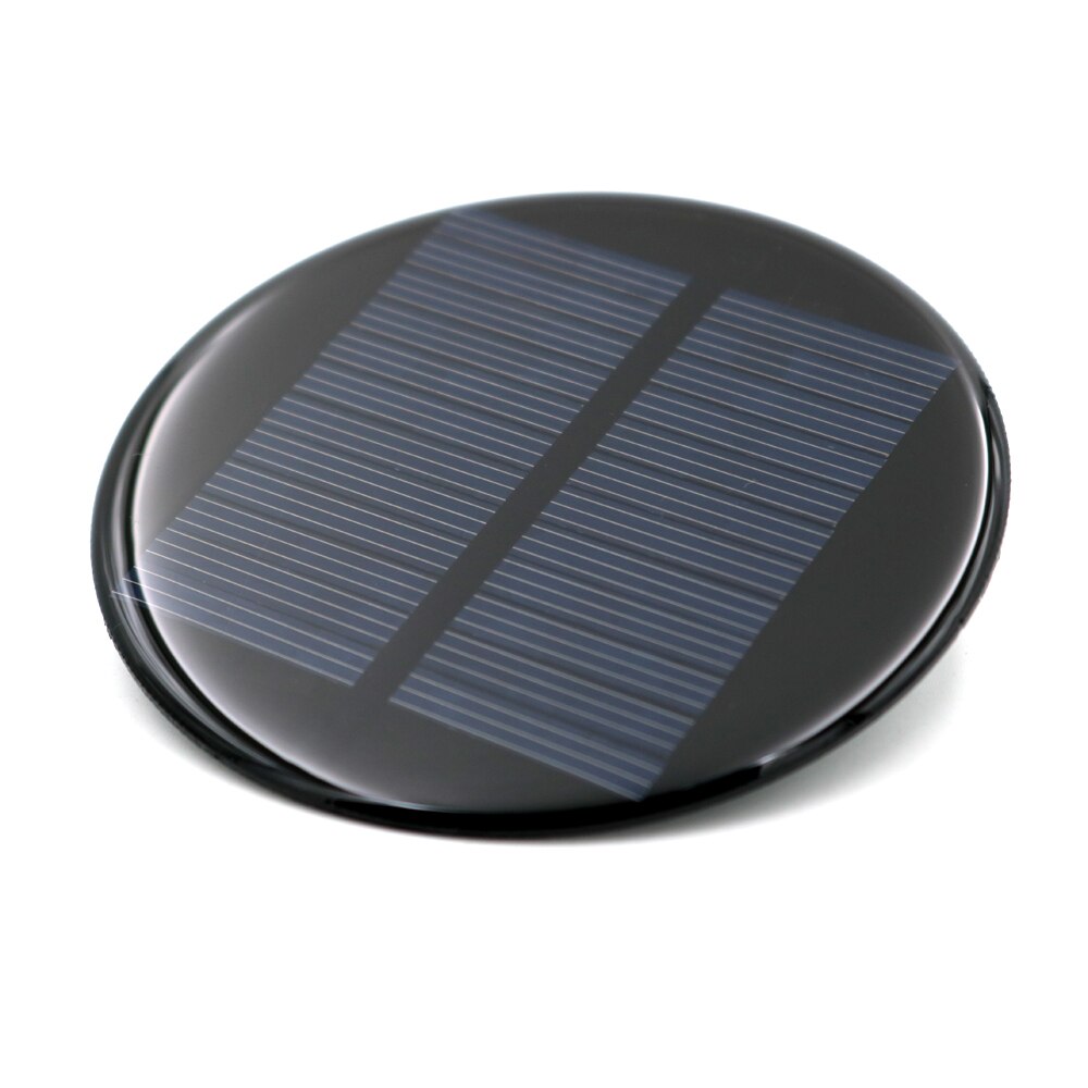 Aurinkopaneeli 6v 80ma 80mm tee itse mini monikiteinen pii aurinkokennomoduuli ympyrä pyöreä epoksilevy