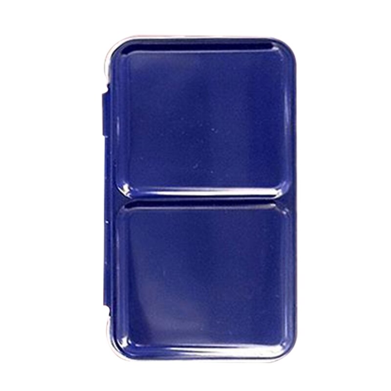 Kleur Lege Palet Case Eenvoudige Reiniging Blikken Doos Verf Opslag Ijzeren Doos Voor Schilderen Liefhebbers Ijzeren Doos Opslag Verf: E