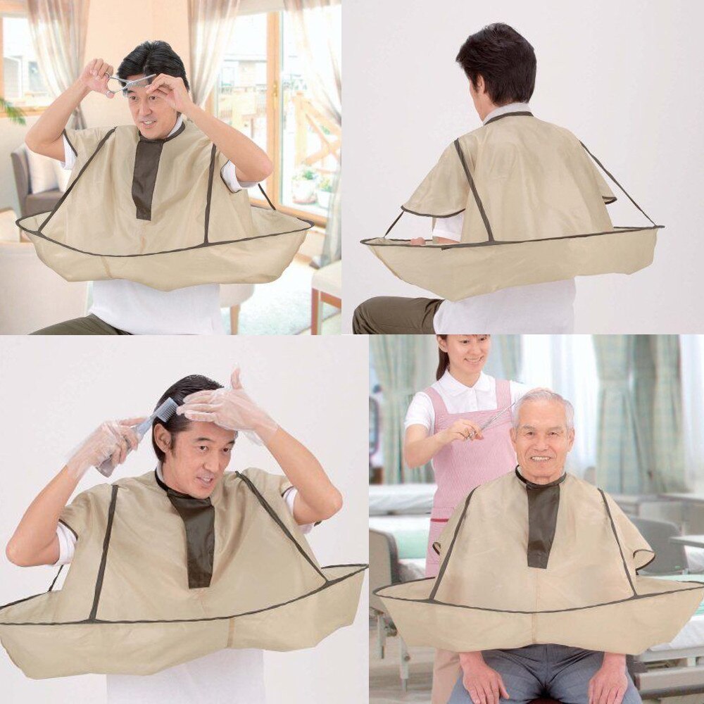 DIY Hair Cutting Cloak Umbrella Cape Salon Barber Salon And Home Stylists Using Hair Cutting Capes Clothes Apron: Default Title