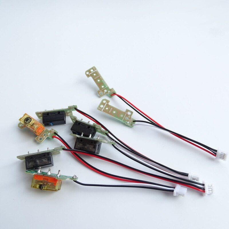 2 PCS Mouse Micro Switch Button Board TTC 80M Kailh GM 8.0 Blue Dot forLogitech G304 G305 Gaming Mice Welded Board