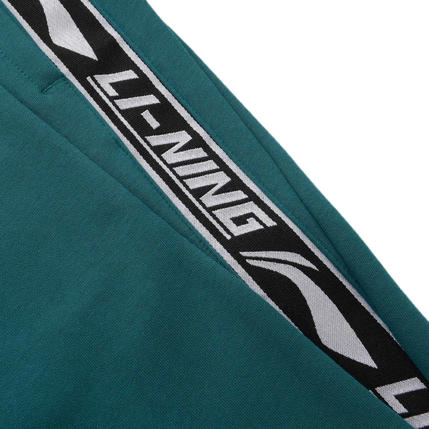 Li-Ning Men The Trend Sweat Pants WARM AT Winter Fleece 64% Polyester 36% Cotton Regular Fit LiNing Sports Pants AKLP595 COND19