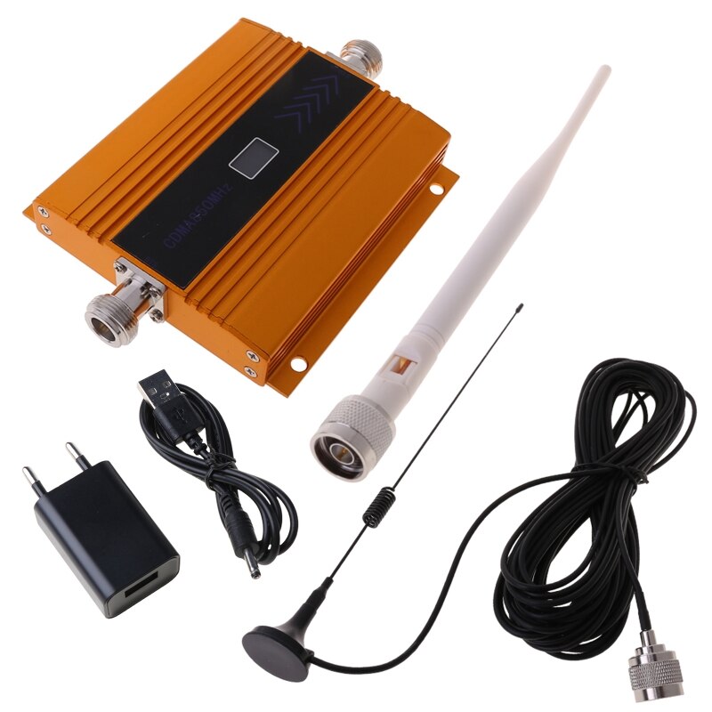 1 Set 850MHz GSM 2G/3G/4G Signal Booster Repeater Amplifier Antenna for Mobile Phone Signal Receiver