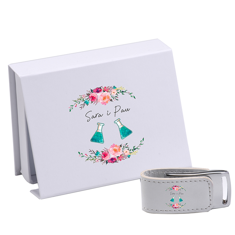 JASTER 10 Uds volumen de ventas cuero 2,0 USB Flash Drive 4GB 8GB U Disk 16GB Memory Stick 32GB logotipo personalizado gratis de boda