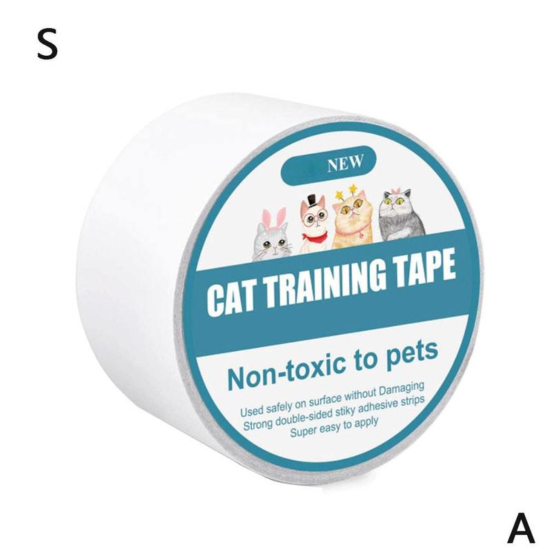 Safe Cat Scratch Deterrent Tape Anti-scratch Double Sided Sofa Protector For Carpet Furniture Couch Door Pet Training: A