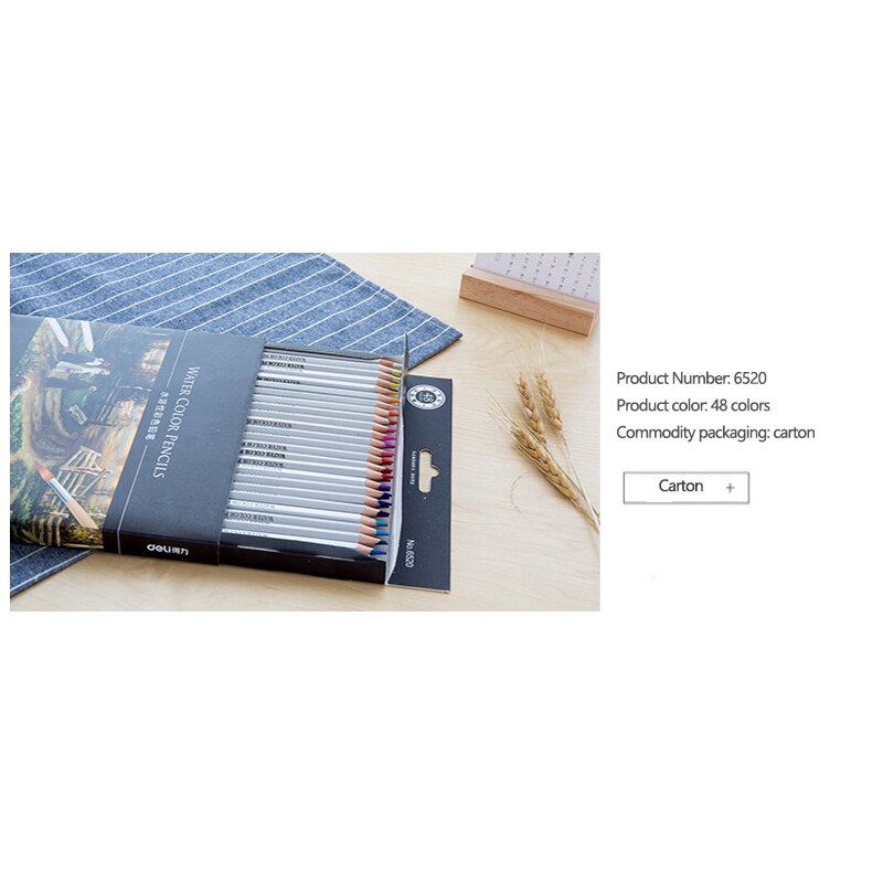 24/36/48/72 Water Oplosbare Kleur Potlood Vulling Kleur Potlood Verf, school Geschilderde Artikelen, Briefpapier: 48carton