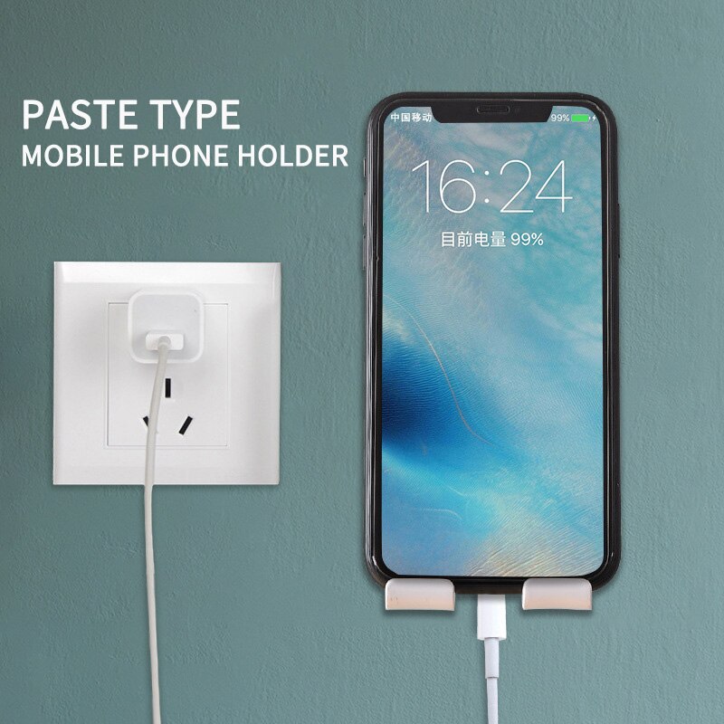 Wall-mounted Mobile Phone Bracket Universal Mobile Phone Desktop Bracket Tablet Computer Plastic Bracket