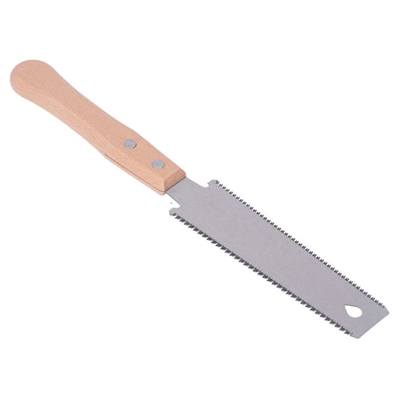 Double Edge Hand Saw Light Wood Handle DIY Hand Pull Saw for Woodworking Home Use Hand Pull Saw