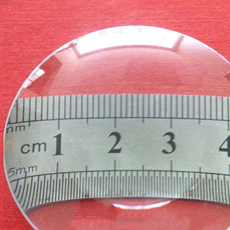 1pc Double Convex Lens Dia 50mm Focal Length 50mm Optics Glass Biconvex Lens Magnifying Glass Lenses