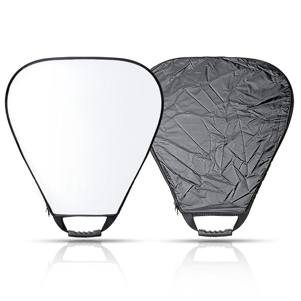 Neewer 60 cm 5 in 1 Collapsible Triangle Multi Camera Lighting Reflector Diffuser Kit w/ Grip and Carrying Case for Photography