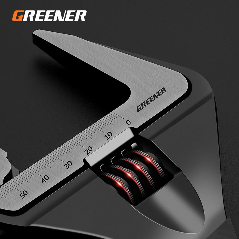 Adjustable Wrench Large Opening Multifunctional Universal Spanner Household Bathroom Wrench Key Nut Wrench Plumbing Repair Tool