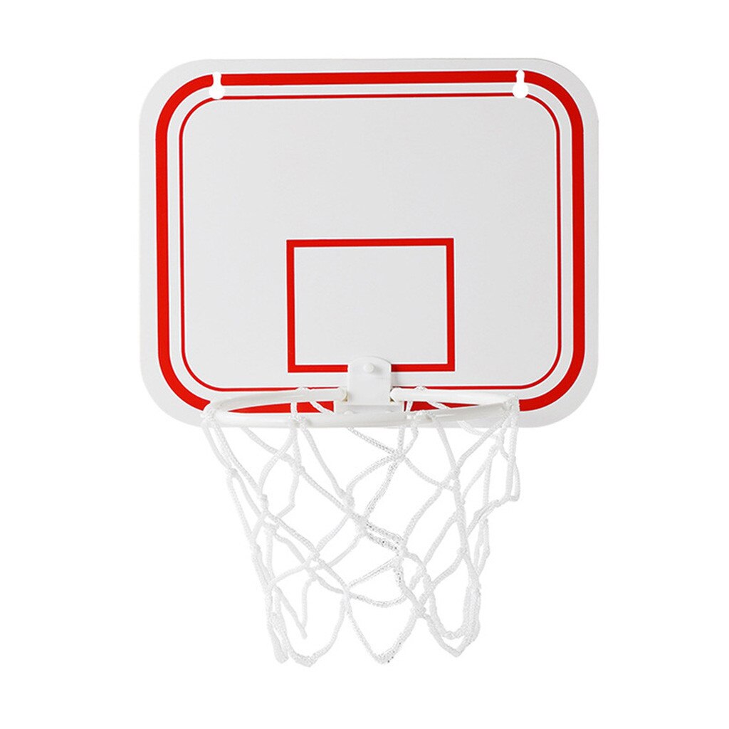 Juego de aro de baloncesto para niños, Mini Marco de plástico plegable de suspensión portátil para interiores, accesorios deportivos #33