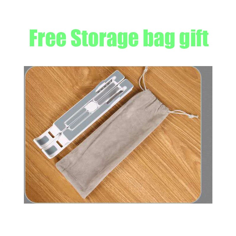 Laptop bord med bärbart hopfällbart laptopställ skrivbord sängbord för dator bärbar dator gratis förvaringsväska
