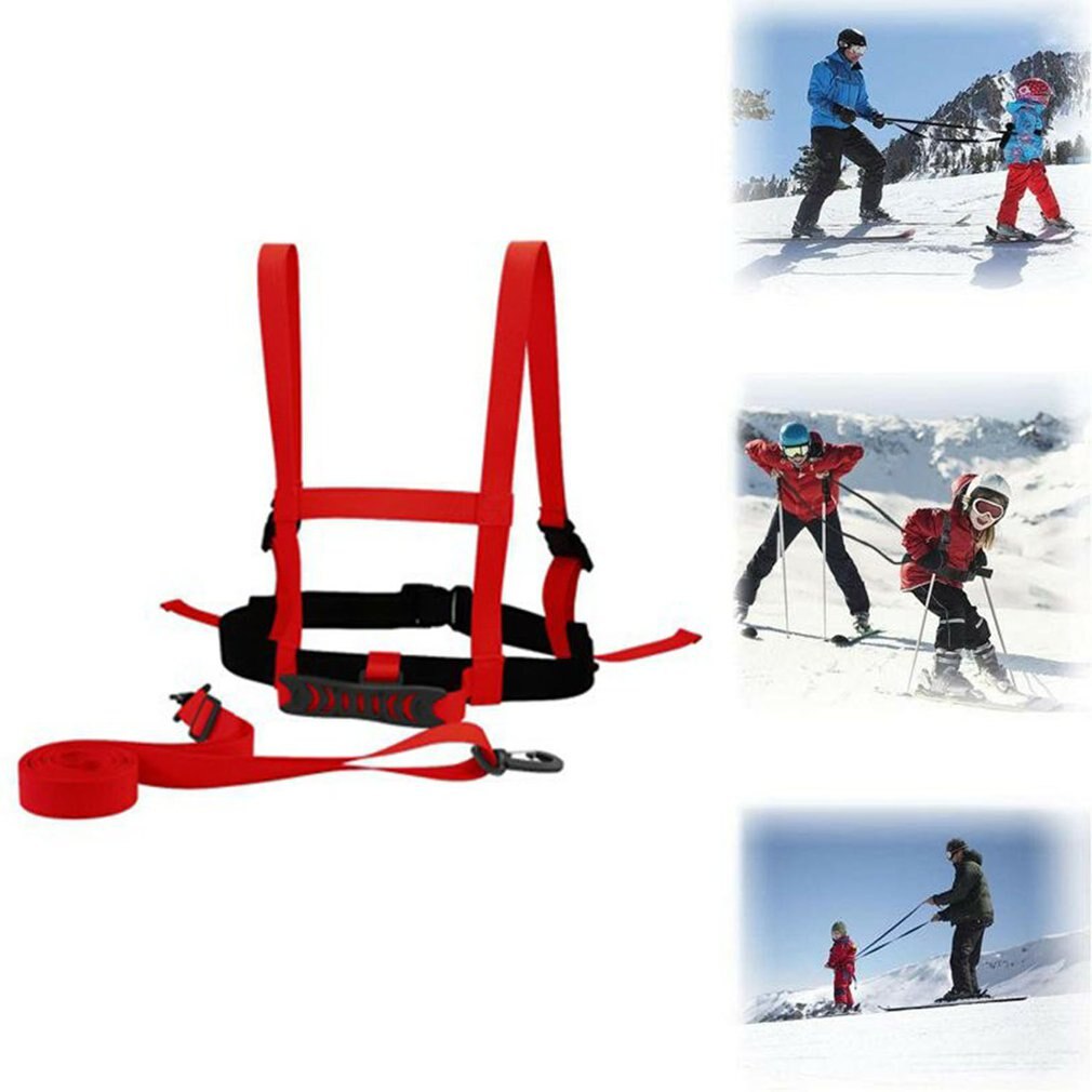 Winter Ski Training Riem Winter Polar Fleece Waterdichte Fitnessapparatuur Schaatsen Ski Training Harnas Veiligheid Schouderriem