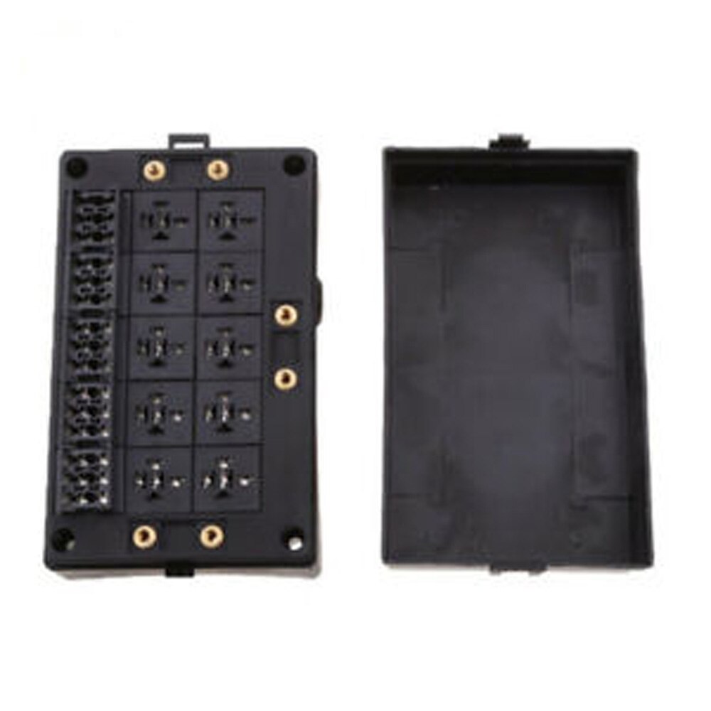 18-way Blade Fuse Holder + 10-way Relay Socket Box Dust-proof Car Truck Marine Brand And