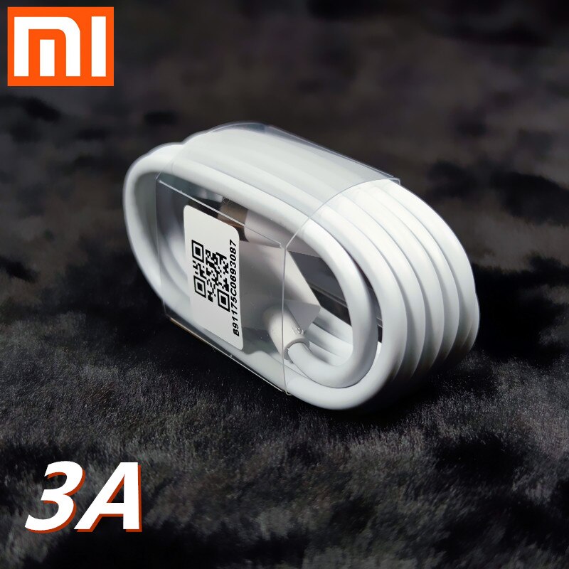 XiaoMi-cargador inalámbrico Original, almohadilla de carga rápida Qi 9V 2A para Mi 10 9 Mix 3 2s para Iphone X Xr, 18W: Only type C cable