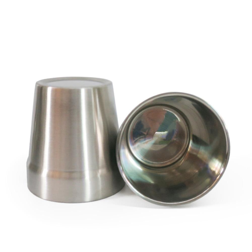 6.4oz Double-Layer Pint Cup Impact-Resistant Metal Durable Cups Stainless Steel Cups