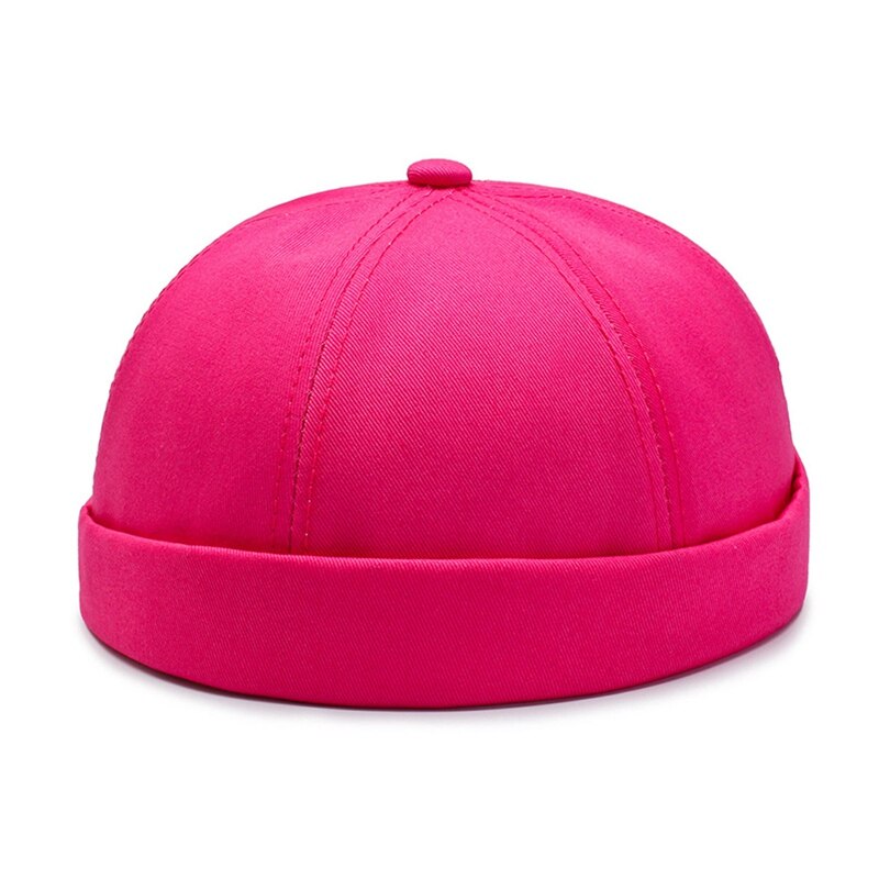 Hot! Beanie Men Women Retro Brimless Portable Adjustable Hip Hop Hat Skull Cap Solid Color Wonderful Gift