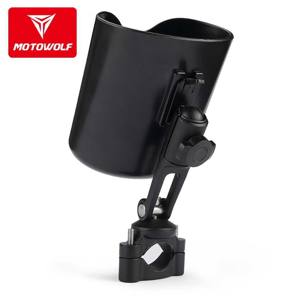 Motowolf rękawice motocyklowe rura telefon komórkowy butelka wody drink Puchar uchwyt uchwyt schowek dla BMW Honda zwycięstwo Yamaha