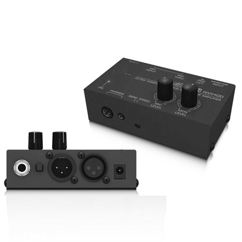 Ma400 Headphone Preamplifier Microphone Preamplifier Headphone Preamplifier Personal Monitor Mixer,Eu Plug