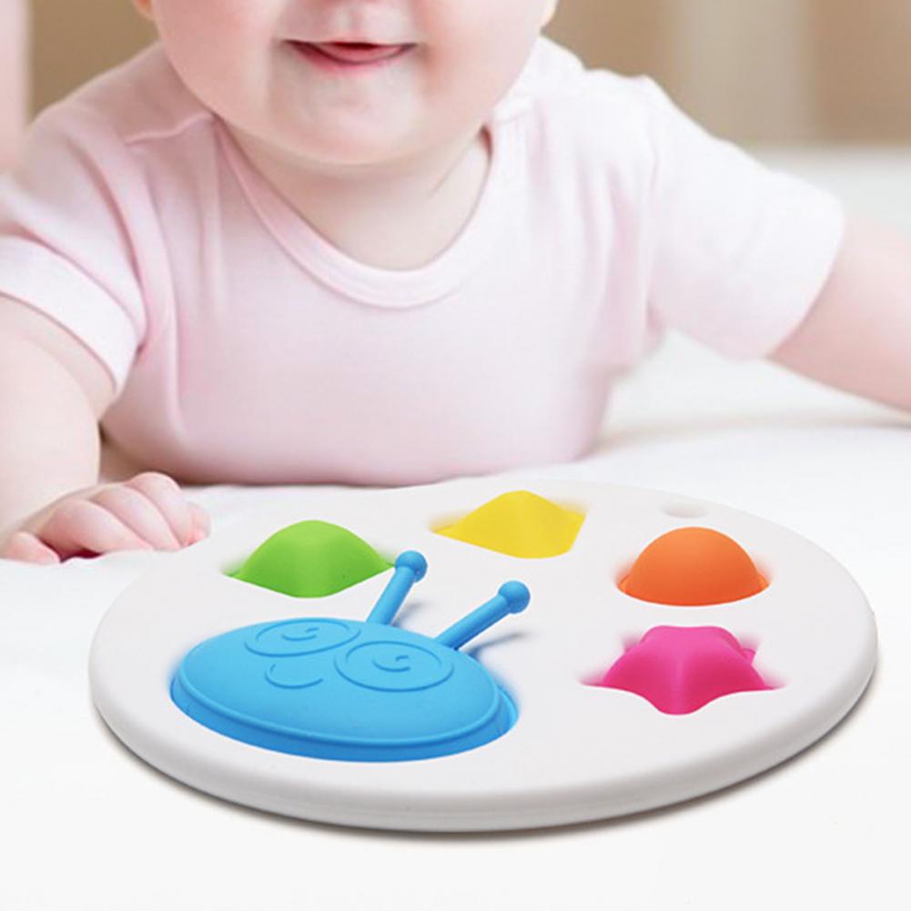 Newborn Baby Hand Grasping Exercise Board Simple Intelligence Playing Early Education Development Toy for Home