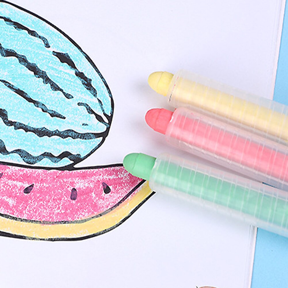 Meeting Room Non Toxic Kindergarten Drawing Writing Manual Playground Dustless Chalk Pavement School Stationery Kids Teacher