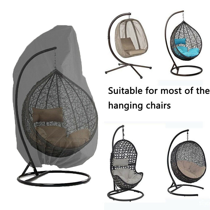 Udendørs sving æggeskal stol støvdæksel havevæv hængende æg stol sæde dække anti-uv vandtæt hjem hængende arrangør