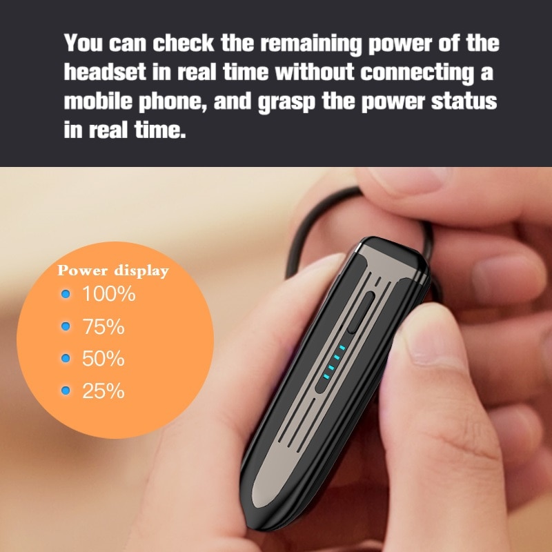 Latest CVC6 Noise Canceling Bluetooth Headset 5.0 wireless Headphones Handsfree Business Earphones with Mic for smart phone