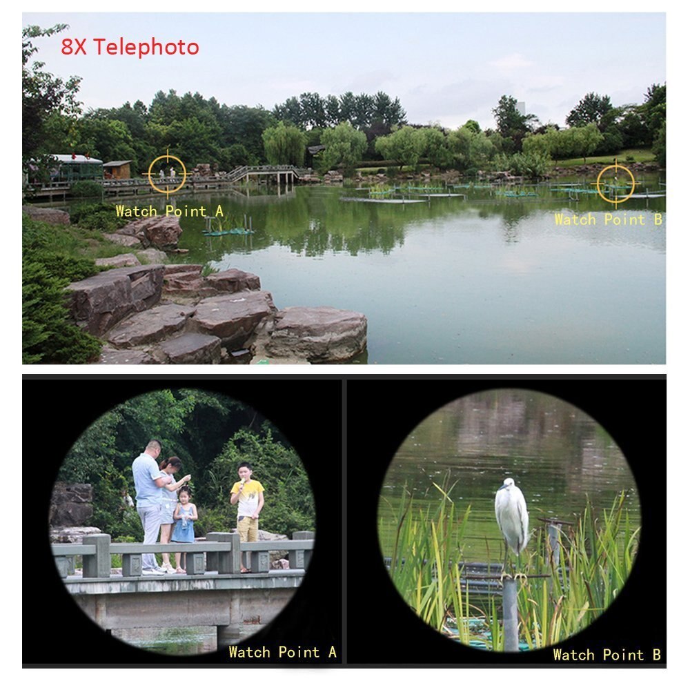 Mini Statief met Telescoop Tele Camera Lens 8X Zoom Handmatige Scherpstelling Clip-on Camera Lens voor iPhone Samsung XIAOMI HUAWEI telefoon