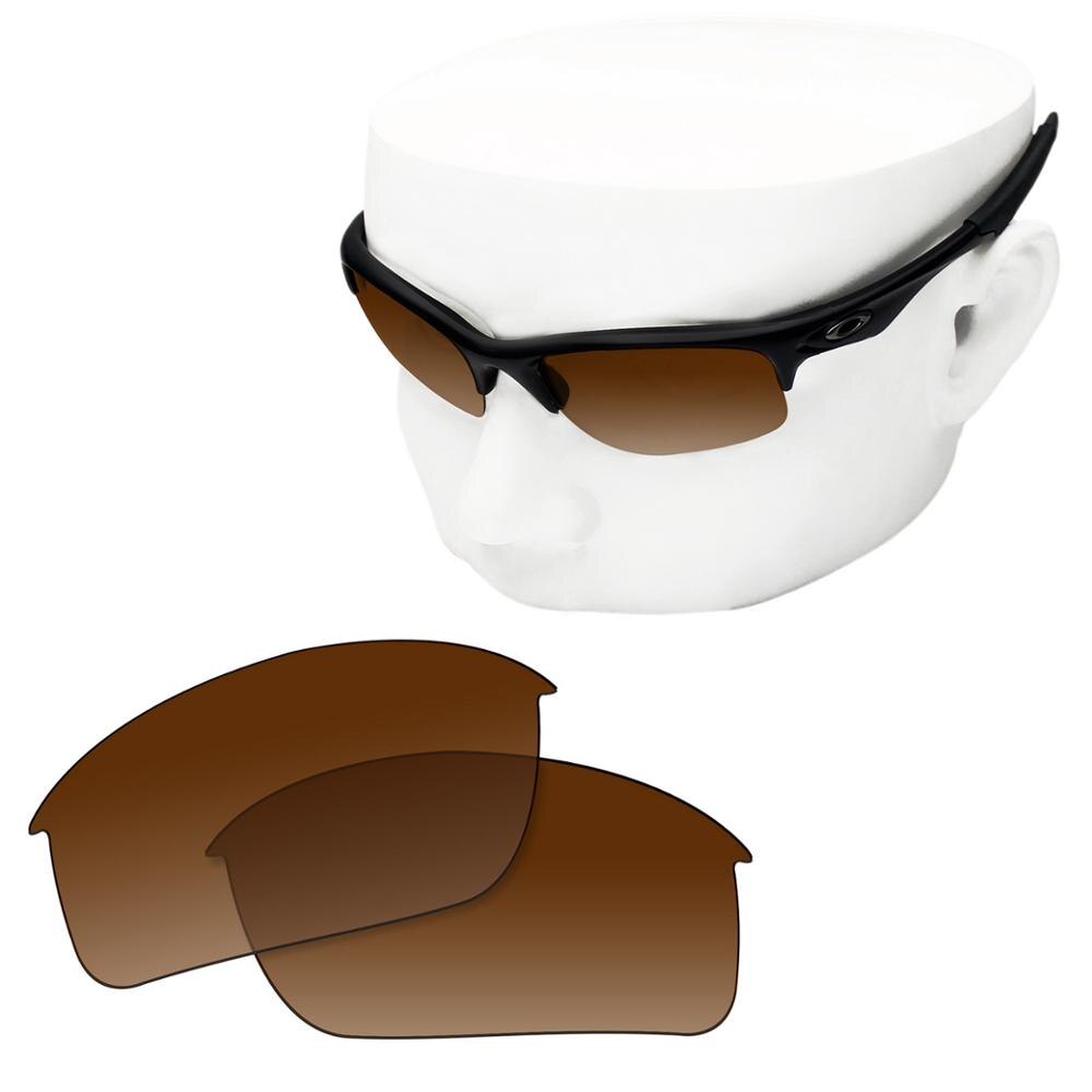 OOWLIT – lunettes de soleil polarisées de remplacement, verres dégradés bruns pour lunettes de soleil Oakley Bottle Rocket OO9164
