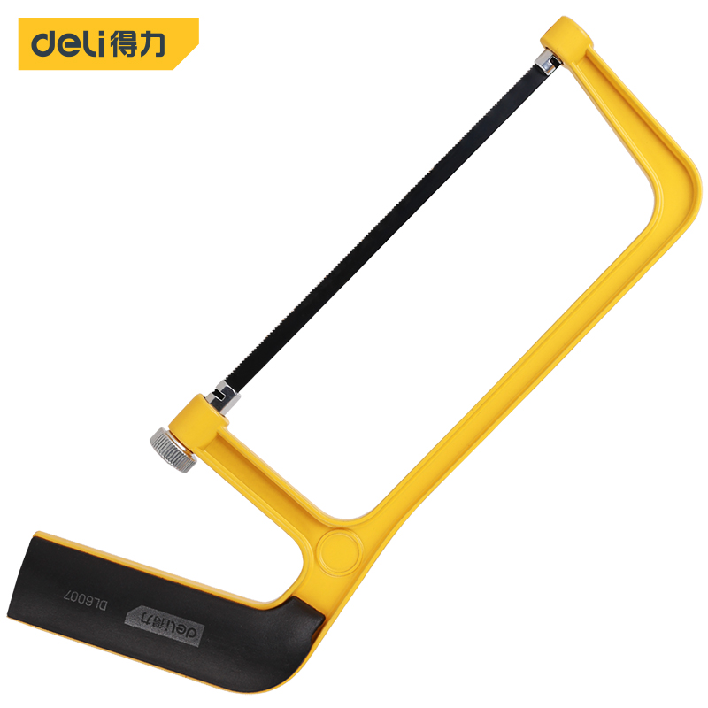 Deli 6 pollici Mini sega manico antiscivolo Hack Saw Carpenter strumenti per la lavorazione del legno 65Mn sega a mano in acciaio per il taglio di utensili manuali in legno