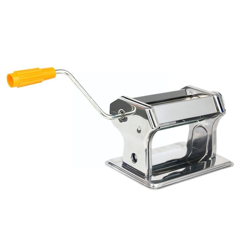 Hand Cranked Handmade Press Pasta Tools Non-electric Machine Polymer Press Clay Rolling Steel Portable Craft Roller T4v2