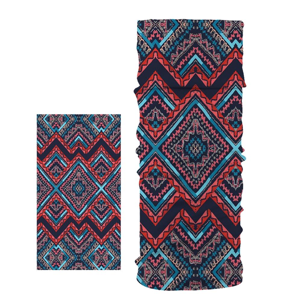 Tørklæde unisex magisk bandana polyester sømløs rørformet hijab hals rør sports tørklæde maske hovedbeklædning tørklæde: Stil 2