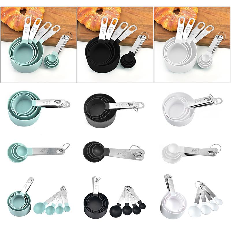 Stainless Steel Measuring Cups Measuring Spoons Scale Spoon Multi Purpose Spoons Cups Kitchen Measuring Spoon Coxeer