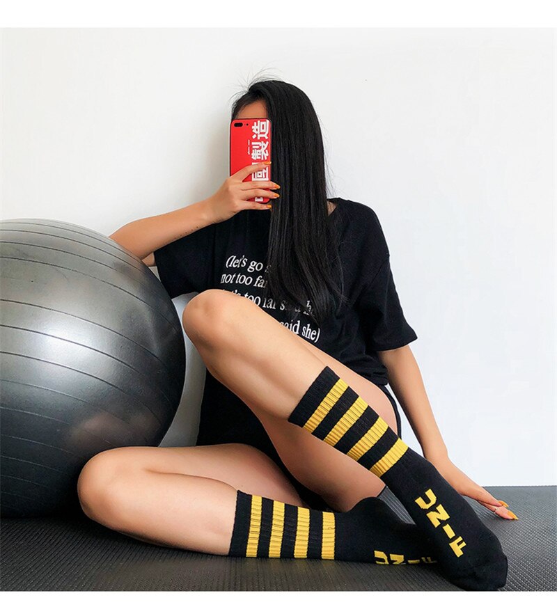 Mænds hip hop sportsokker harajuku cool street trends par trends bomuld skateboard sokker komfortable sokker
