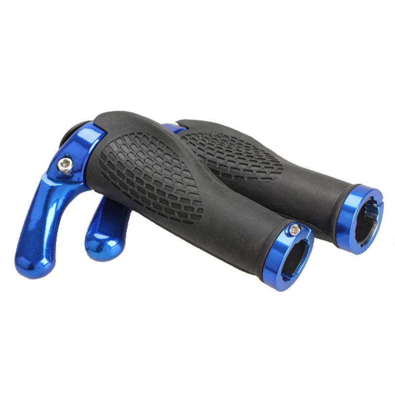 Cycling Lock-On Handlebar Ergonomic Anti-Skid Rubber Grips Bicycles Bike Bar Ends Multicolor 3D Aluminum MTB Road Cycling Parts