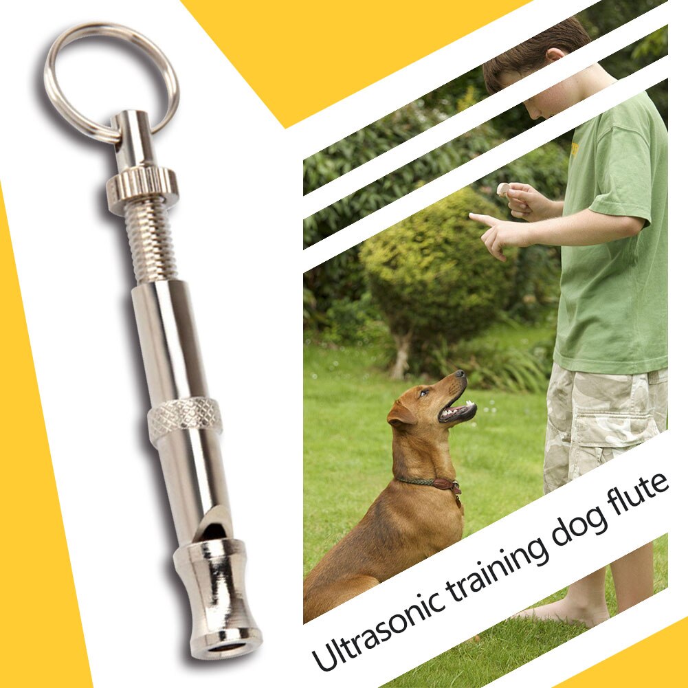 Adjustable Pet Dog Whistle Training Obedience Ultrasonic Supersonic Sound Pitch Quiet Trainning Sound Repeller Pet Product