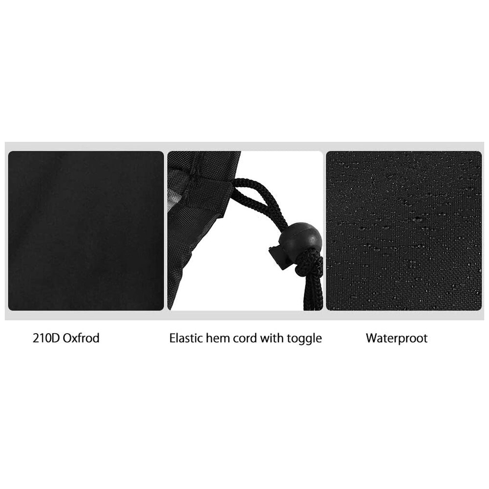 Stackable Lawn Chair Cover Waterproof Oxford Fabric Outdoor Chair Cover Armchair Protect Covers Garden Furniture Accessories E2S
