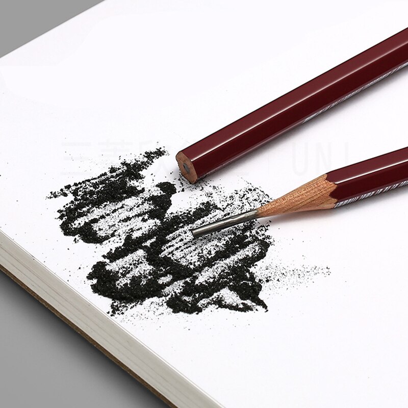 Lápiz UNI de Japón 1887, 12 unids/caja, no es fácil de romper, 16 tipos de grises opcionales, boceto, pintura, arte, escritura, papelería