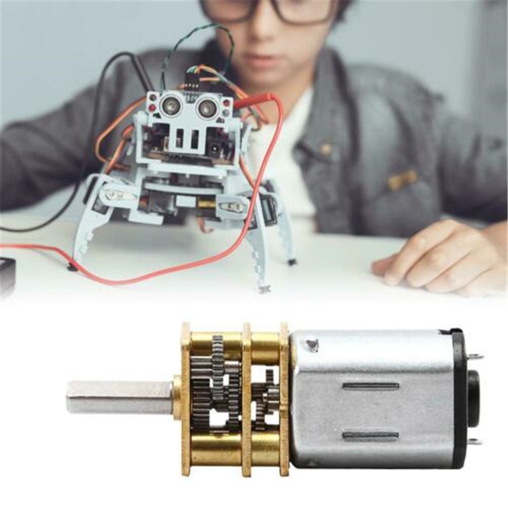 Dc 3v/6v/12v 30 rpm 50 rpm 100 rpm 200 rpm 300 rpm  n20 roestvrijstalen tandwielmotor met tandwiel dc-motoren micro-reductiemotor
