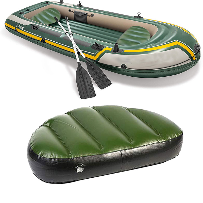 PVC Inflatable Air Cushion Mat Waterproof Fishing Boat Summer Outdoor Inflatable Boat Pillow For Water Skiing Drifting Sport