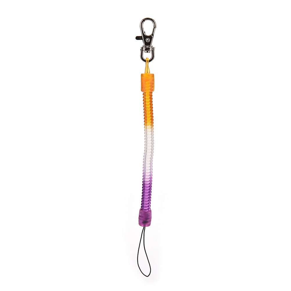 Corde élastique corde à ressort chaîne de téléphone mobile jouet en plastique porte-clés rétractable cordon téléphonique ressort porte-clés outil