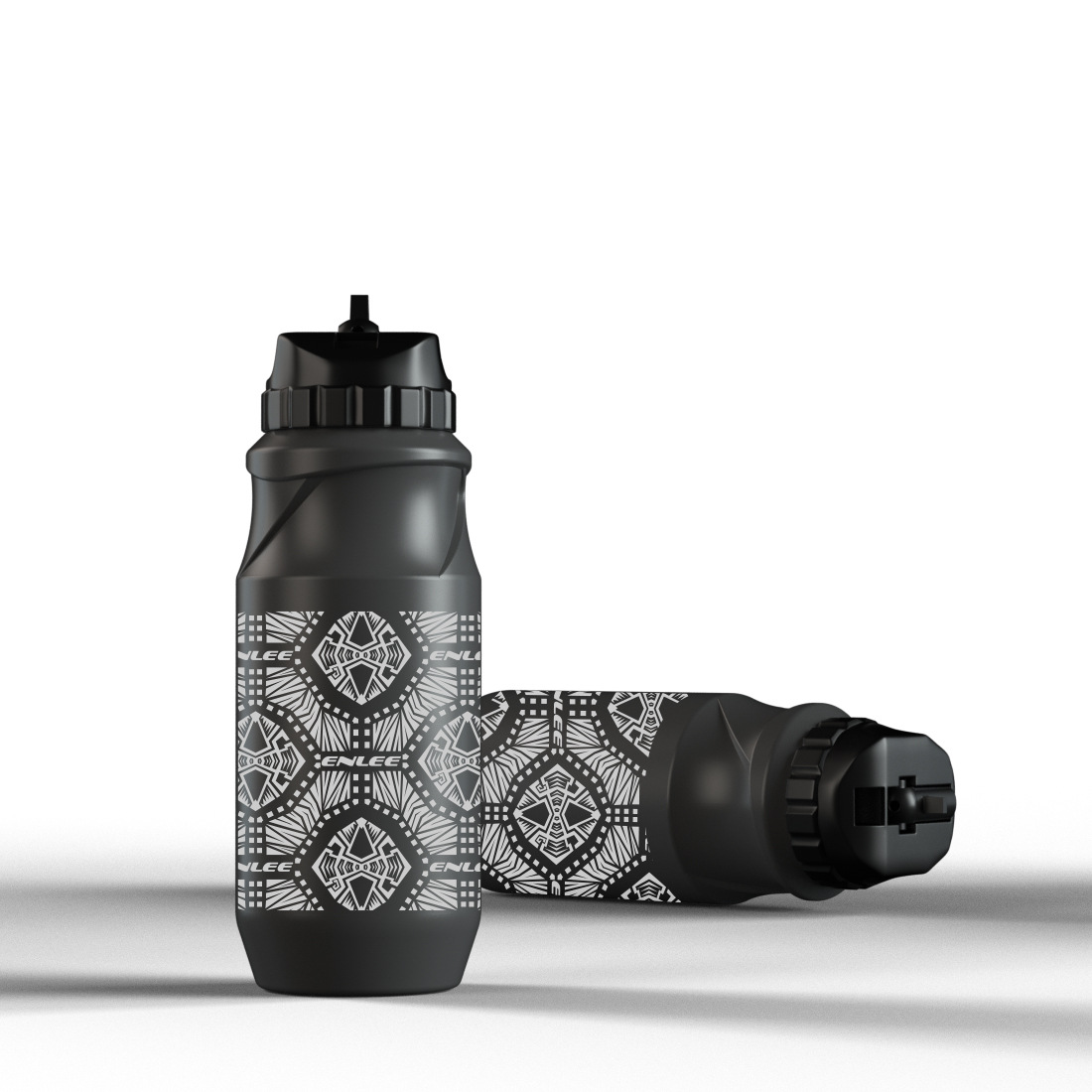 Bouteille d&#39;eau pour cyclisme, pour vtt, pour Sports de plein air, équipement de plein air, bouteille de Fitness: Abstract-Gray