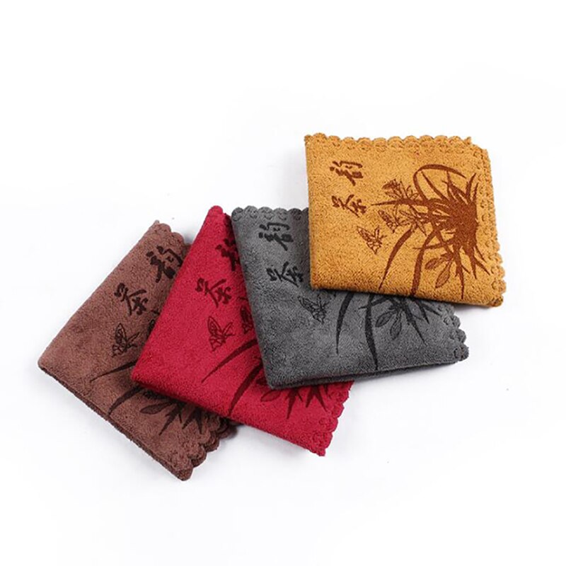 Tea Cloth Nice Tea Towels Strong Water Absorption Special Towel Absorbent Strong Tea Napkins Tea Accessories