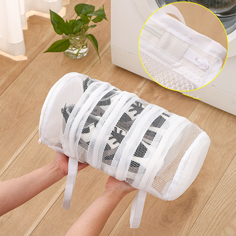 Sac à linge pour chaussures, filet grossier, pochette de rangement pour chaussures en toile , sac à suspendre pour baskets, manches de Protection de lavage, pantoufles, sacs de lavage,