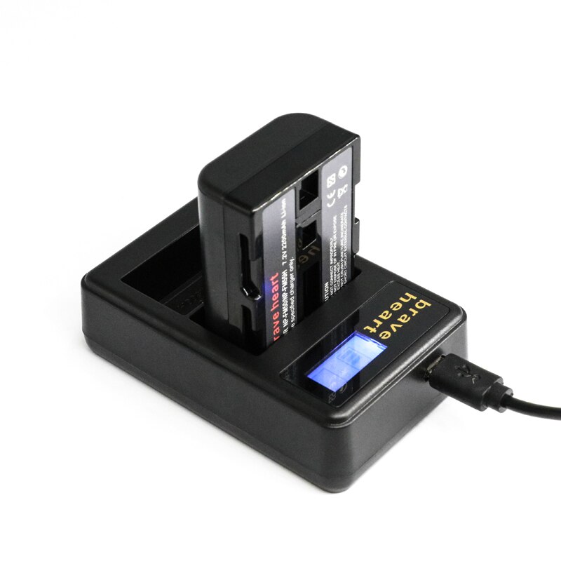 4x NP-FM50 NP FM50 baterie NP-FM50 NP FM50h aparat bateria + LCD ładowarka z podwójnym portem USB dla Sony NP-FM51 NP-QM50 NP-FM30 NP-FM55H